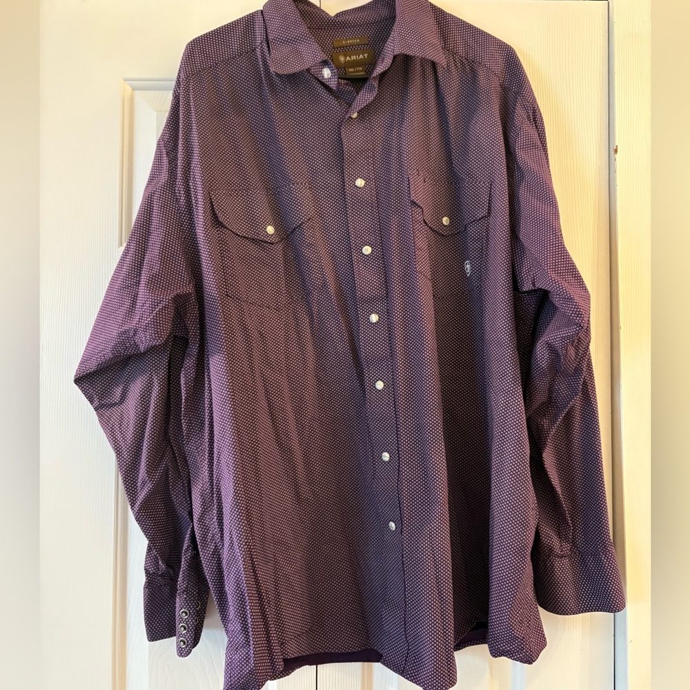 Ariat stretch pearl snap shirt